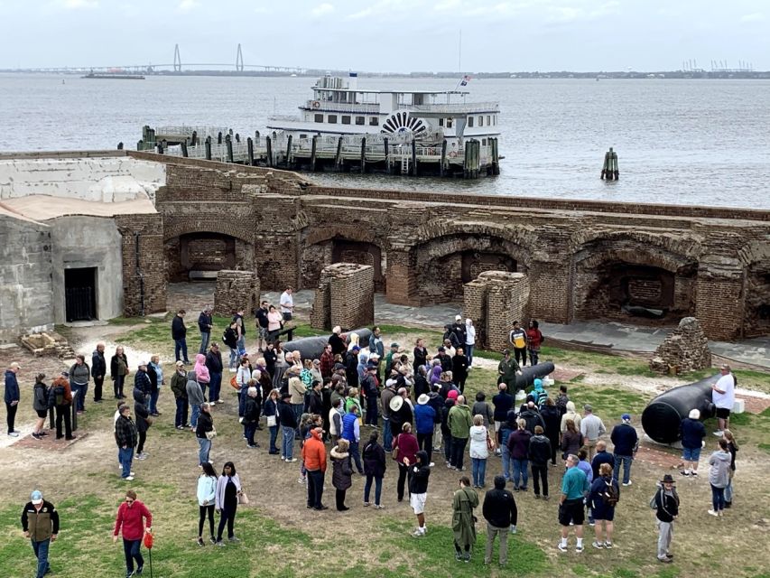 Charleston: Fort Sumter Entry Ticket with Roundtrip Ferry - Heat, shade, and accessibility