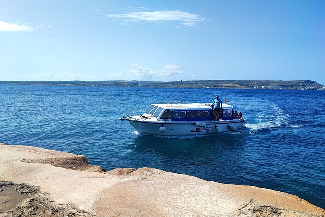 Comino Islands Private Boat Tour Ebsons Ferry - Weather, Booking, and Cancellation