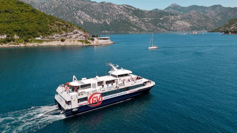 Dubrovnik to/from Kotor: Day Trip or One-Way by Fast Ferry - What the catamaran ride feels like