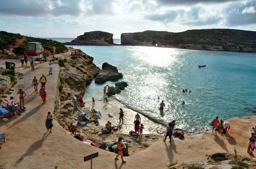 Evening Catamaran Ferry Cruise To The Blue Lagoon - Swimming, snorkeling, and time on Comino