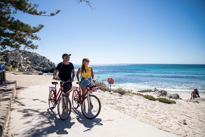 Experience Rottnest with Ferry & Bike Hire - Collecting your bike, helmet, and lock