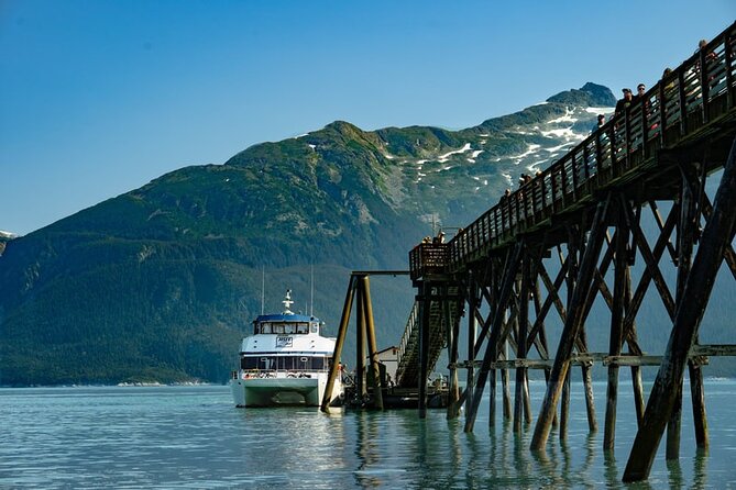 Fast Ferry - Haines Departure - A short ferry ride through a serious fjord