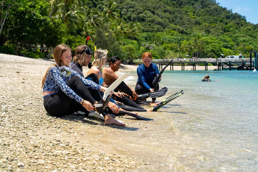 Fitzroy Island: Full-Day Ferry & Snorkel Safari Guided Tour - Using the five-hour afternoon well