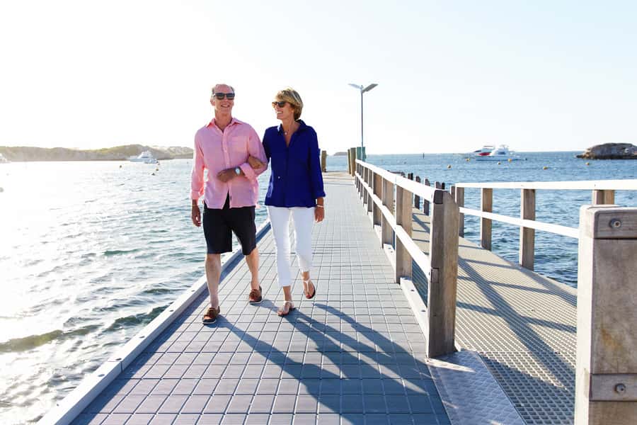 From Fremantle: Rottnest Island Ferry and Bike Day Tour - The Basin and the island’s swimming stops