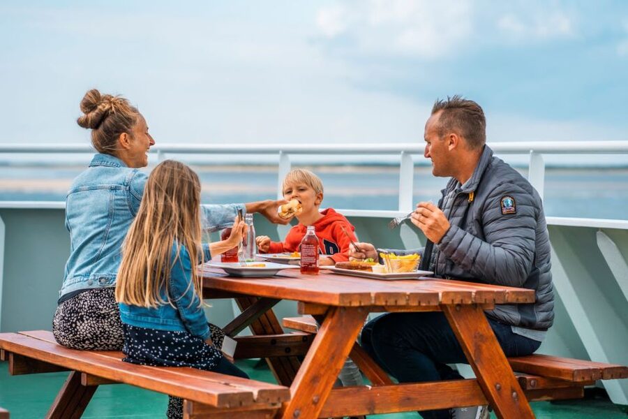 From Rømø: One-Way or Roundtrip Passenger Ferry to Sylt - What the ferry ride feels like on board