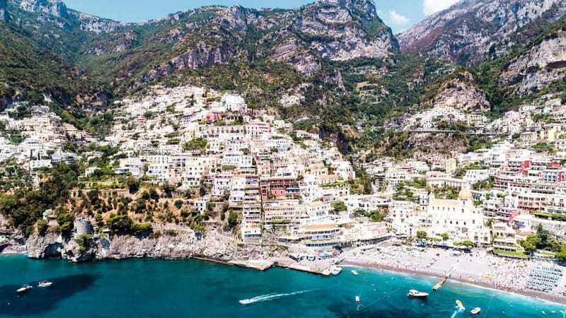 From Sorrento: Amalfi Coast Guided Bus Tour and Ferry Ride - Starting in Sorrento at the Achille Lauro parking area