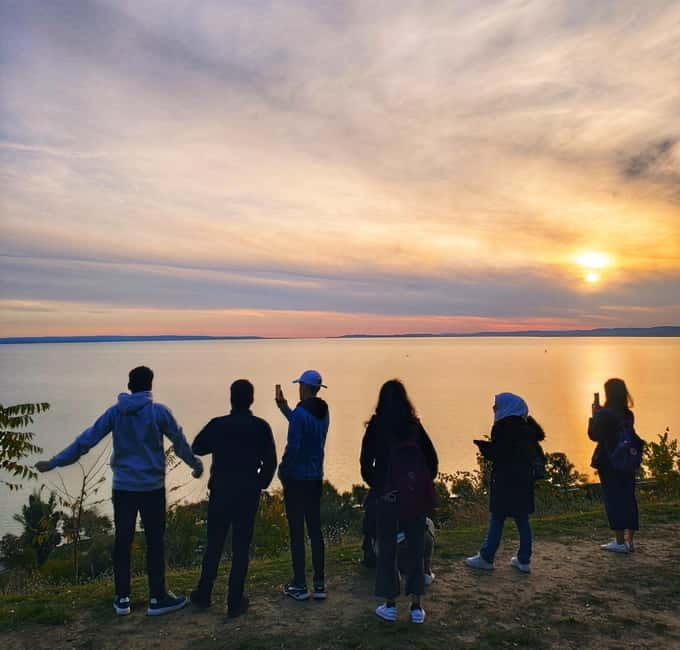 From Veszprém: Balaton Half-Circle Tour with Ferry Ride - Starting anywhere in Veszprém in a 9-seater minibus