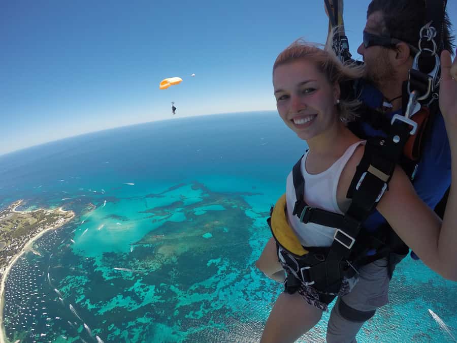 Hillary's Harbour: Rottnest Island Skydive and Ferry Package - Walking from the jetty to Rottnest Airfield