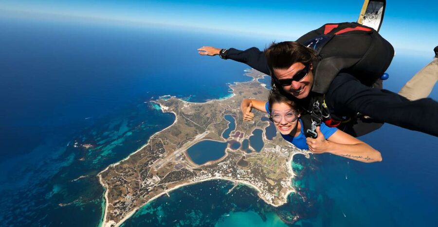 Hillary's Harbour: Rottnest Island Skydive and Ferry Package - Free time on Rottnest after the jump