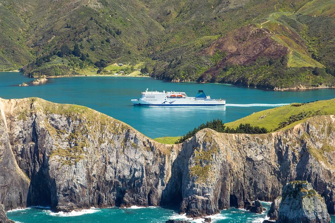 InterIslander Ferry - Picton to Wellington - Leaving Picton through Queen Charlotte Sound