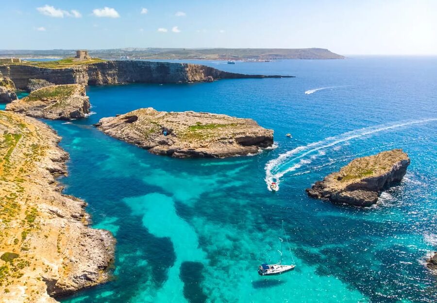 Malta: Roundtrip Ferry to Comino Blue Lagoon w/Gozo Option - The 20 to 25 minute crossing