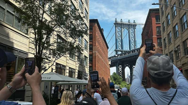 NYC: Brooklyn Bridge and DUMBO Tour with East River Ferry - Guide Style and Group Experience
