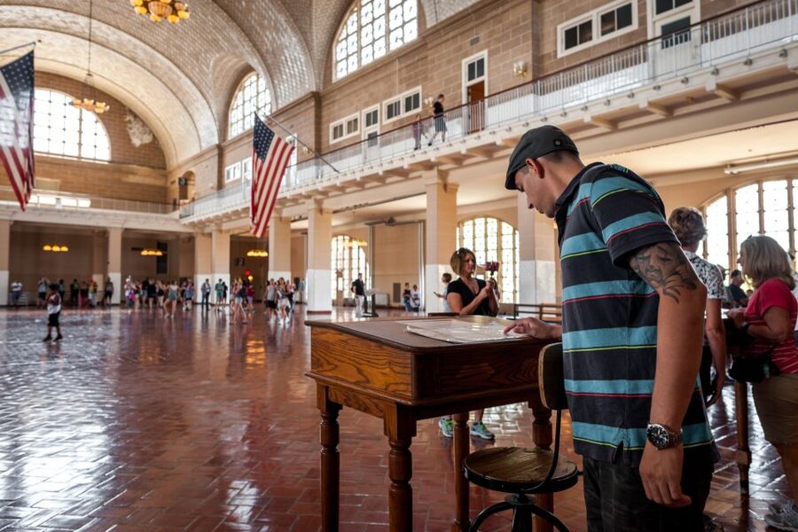 NYC: Statue of Liberty and Ellis Island Tour with Ferry - Ellis Island turns the visit toward personal stories