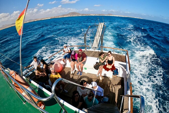 Return Ferry to Lobos Island from Corralejo, Fuerteventura - Climbing La Caldera for views of two islands