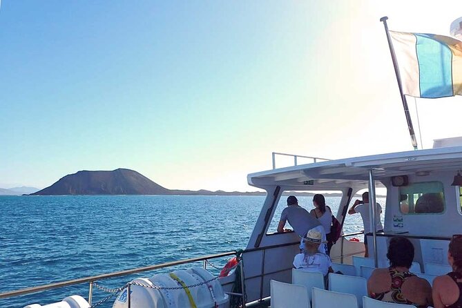 Return Ferry to Lobos Island from Corralejo, Fuerteventura - The 20-minute crossing from Corralejo