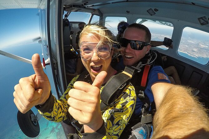 Rottnest Skydive + Hillarys Ferry package - The check-in, safety briefing, and aircraft ride