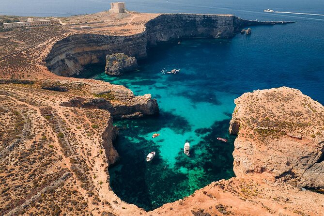 Roundtrip Ferry to Comino Blue Lagoon with Gozo Option - Arriving at the Blue Lagoon