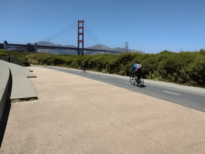 San Francisco: Bike the Bridge & Back with Ferry - Arriving in Sausalito after the 8-mile ride