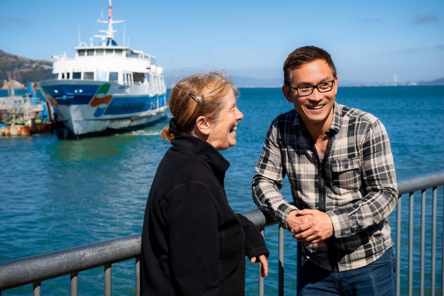 San Francisco: Morning Muir Woods & Sausalito Tour w/ Ferry - Crossing the Golden Gate Bridge