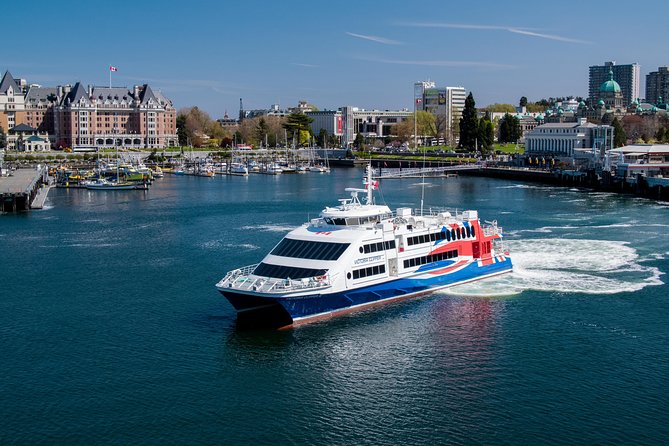 Seattle, WA to Victoria, BC High-Speed Passenger Ferry: ONE-WAY - Leaving Seattle from 2701 Alaskan Way