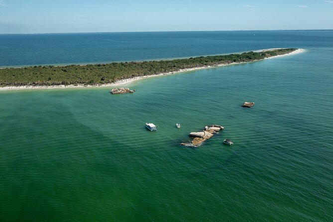 Shell Key Ferry from Ft. DeSoto Boat Ramp in Tierra Verde, FL - From Fort De Soto Boat Ramp to Shell Key