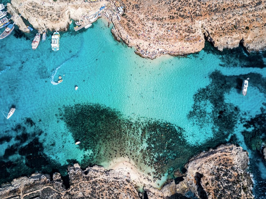 Sliema/St. Paul's: Gozo, Comino & Blue Lagoon Ferry Cruise - Comino and the Blue Lagoon